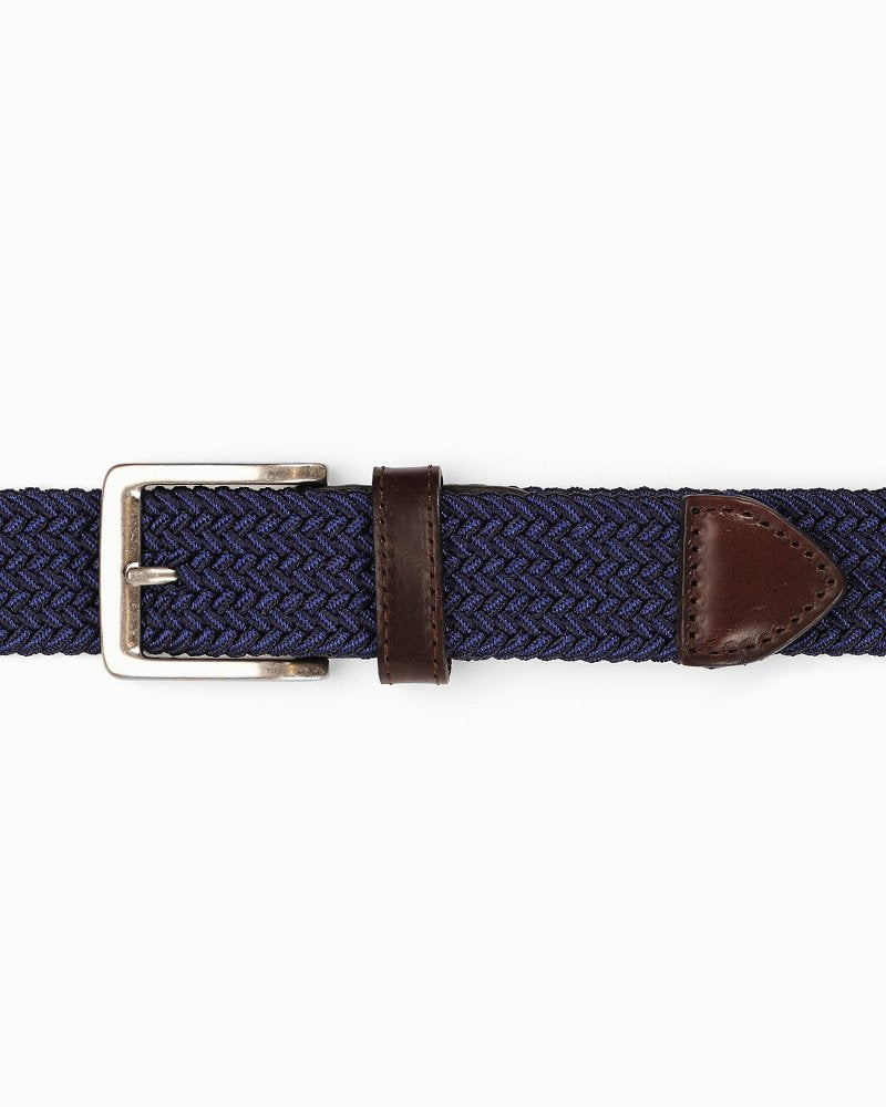 Tommy Bahama Two-Tone Stretch Webbed Belt