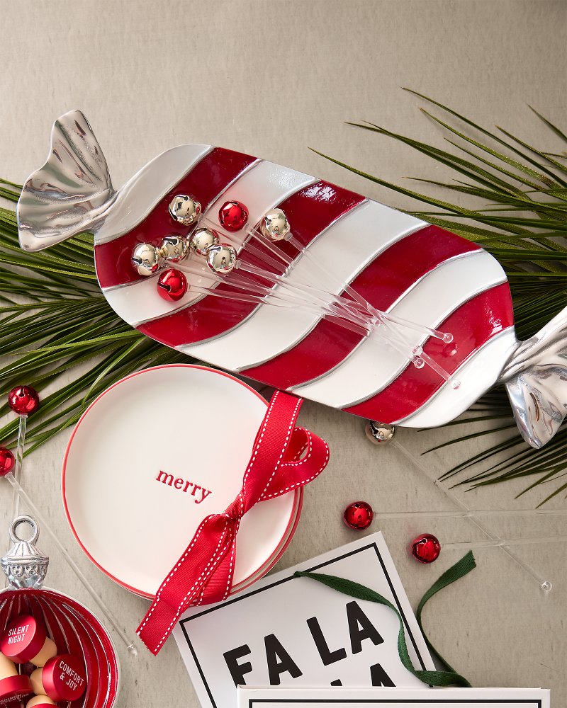 Tommy Bahama Peppermint Candy Dish