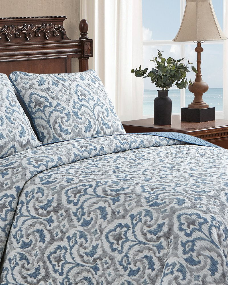 Tommy Bahama Cape Verde 3-Piece King Quilt Set