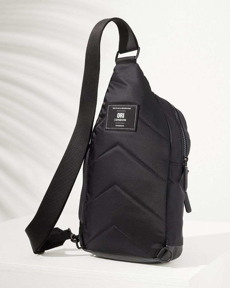 Tommy Bahama Willesden Black Sling Bag