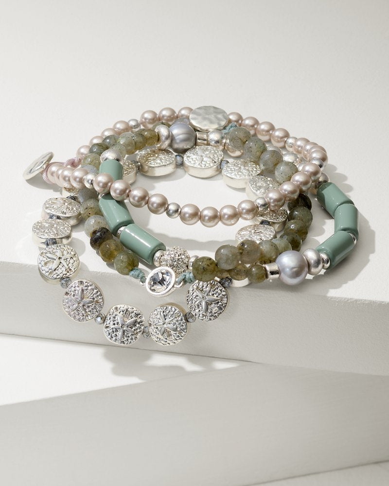 Tommy Bahama Marco Island Beaded Stretch Bracelet Set