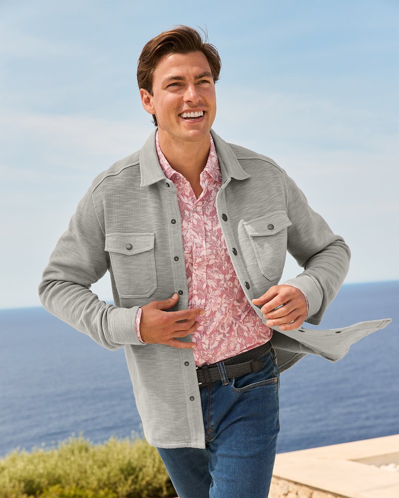 Tommy Bahama Big & Tall Trinidad CPO Shirt Jacket