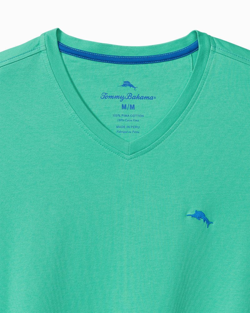 Tommy Bahama Big & Tall Bali Skyline V-Neck Long-Sleeve T-Shirt
