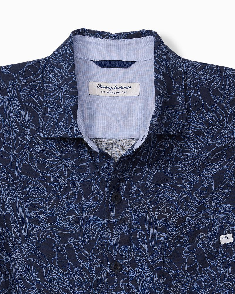 Tommy Bahama Big & Tall Veracruz Cay Paradise Pajaro Short-Sleeve Shirt
