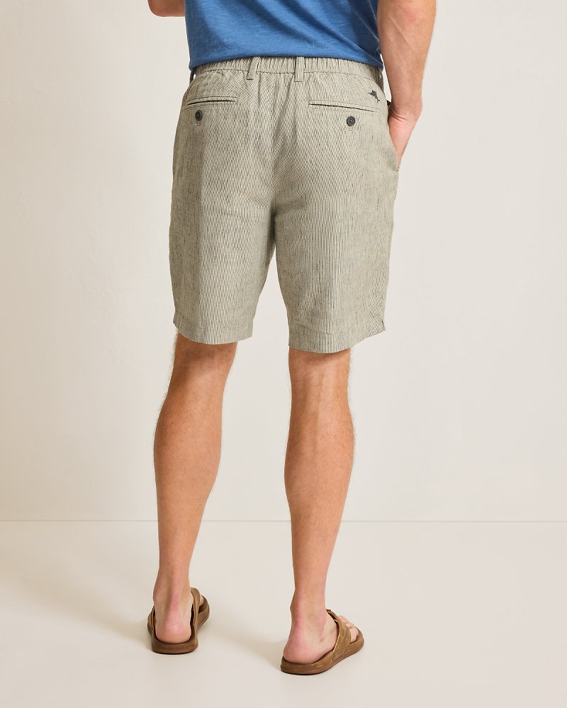 Tommy Bahama Big & Tall Isla Sands Stripe Stretch-Linen Shorts