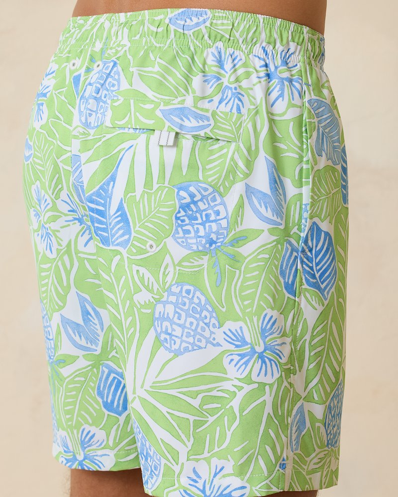 Tommy Bahama Big & Tall Naples Pineapple Hideaway Swim Trunks