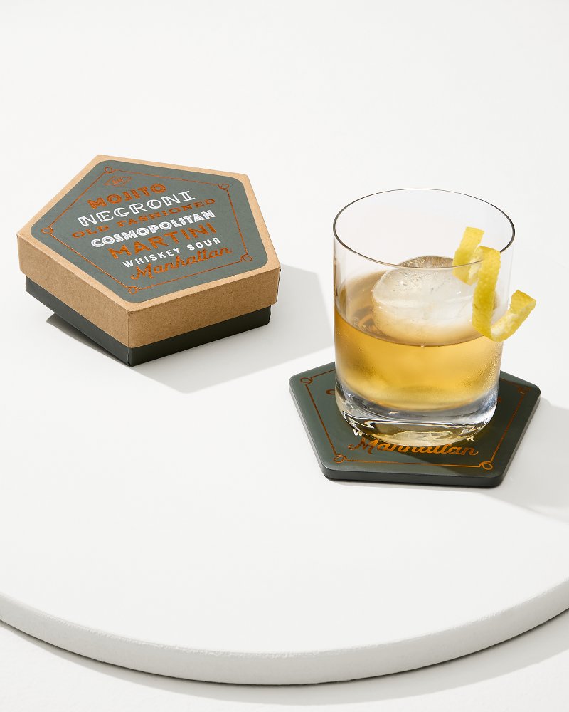 Tommy Bahama Cocktail Coasters—Set of 4