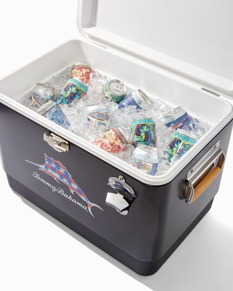 Tommy Bahama Palm Marlin Black 54-Quart Cooler