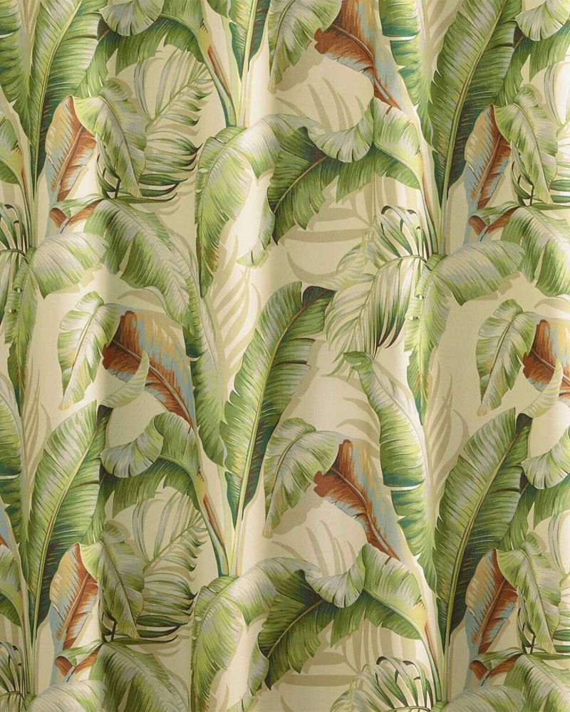 Tommy Bahama Palmiers Medium Green Shower Curtain