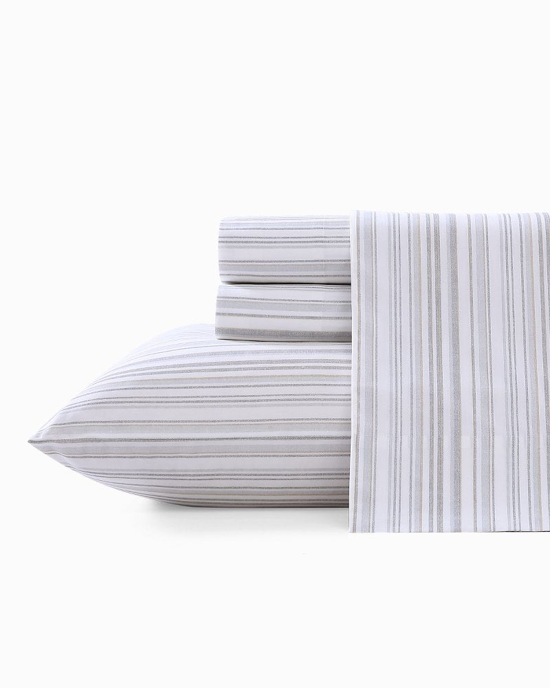 Tommy Bahama Kahanu Stripe 4-Piece King Sheet Set
