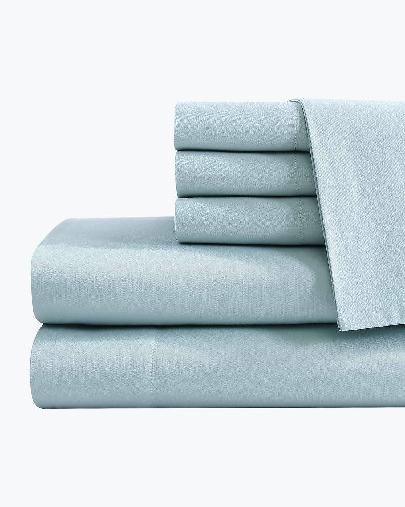 Tommy Bahama Solid Sateen 6-Piece Queen Sheet Set