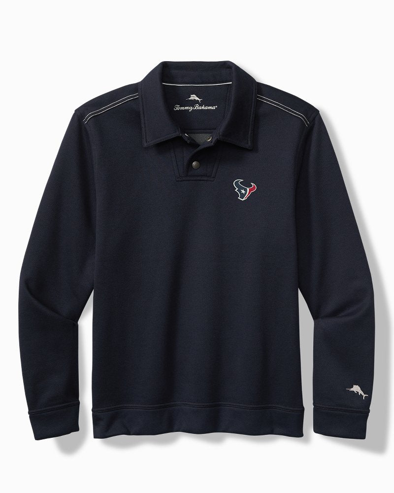 Tommy Bahama NFL Endzoner Long-Sleeve Snap Polo
