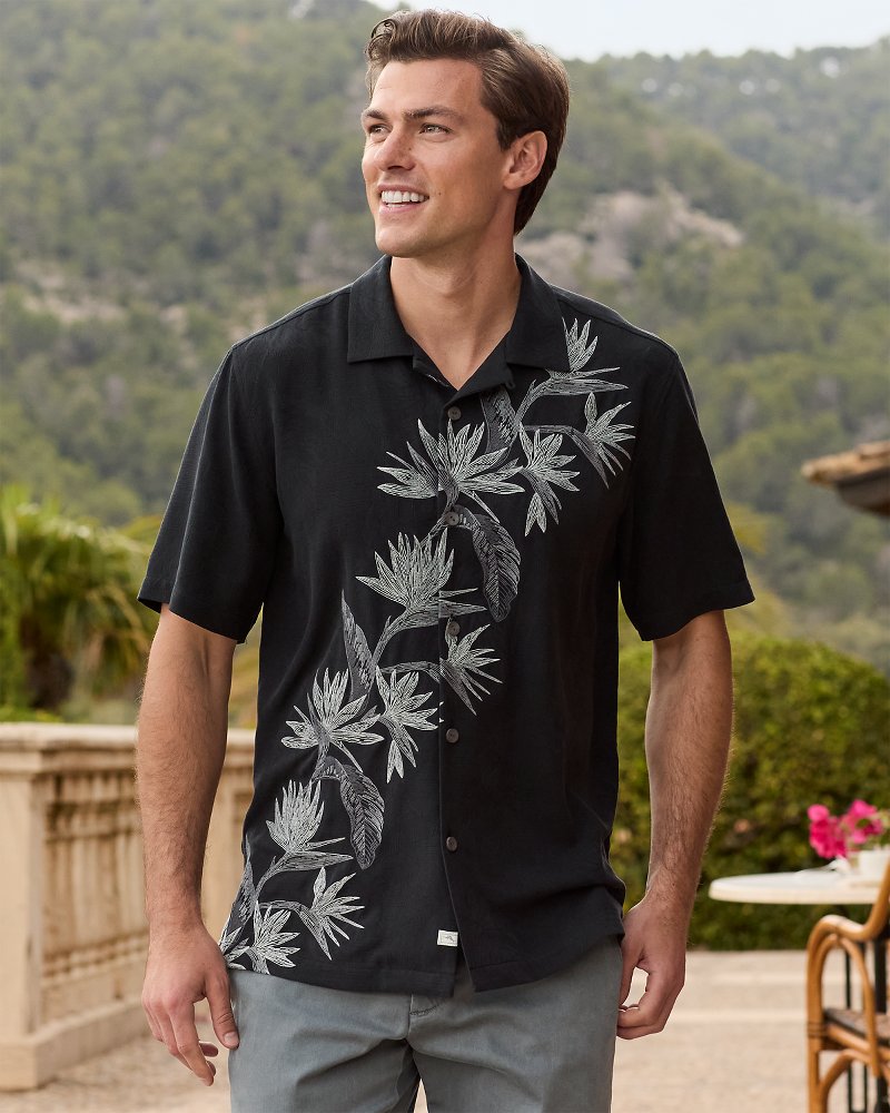 Tommy Bahama Across Paradise Silk Camp Shirt
