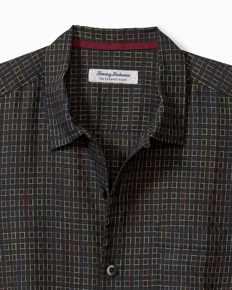 Tommy Bahama Coconut Point Prismatic Check IslandZone® Camp Shirt