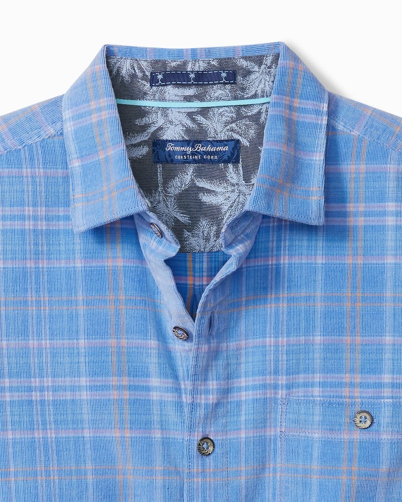 Tommy Bahama Coastline Cord Stretch Brisa Check Shirt