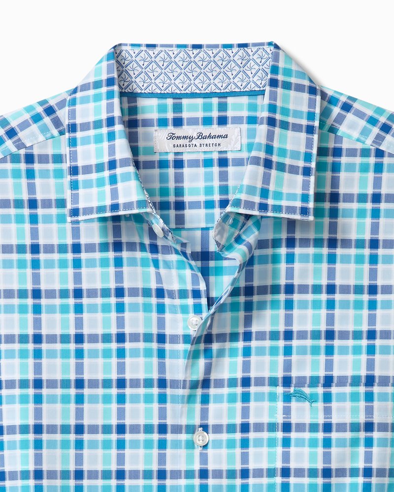 Tommy Bahama Sarasota Stretch St. Kitts Check IslandZone® Shirt