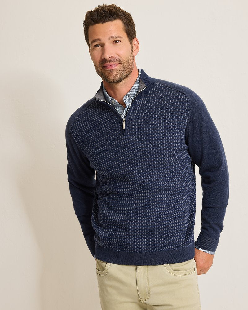 Tommy Bahama Coastal Shores Half-Zip Sweater