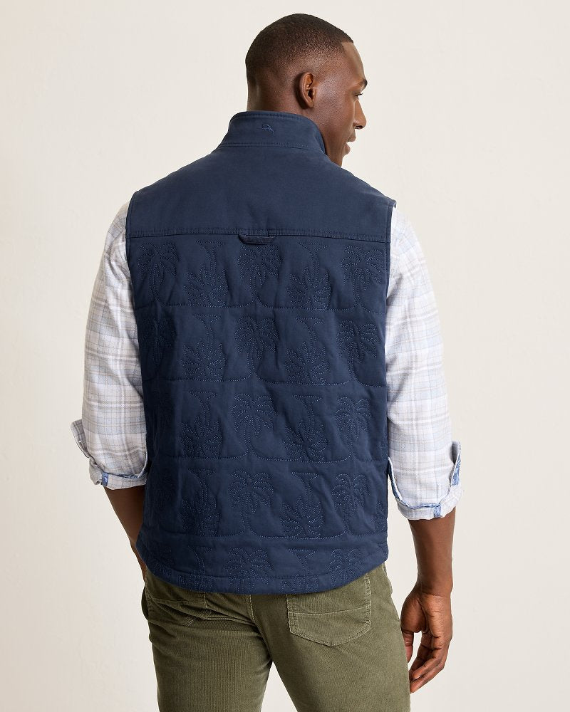 Tommy Bahama Palisades Palm Quilted Vest