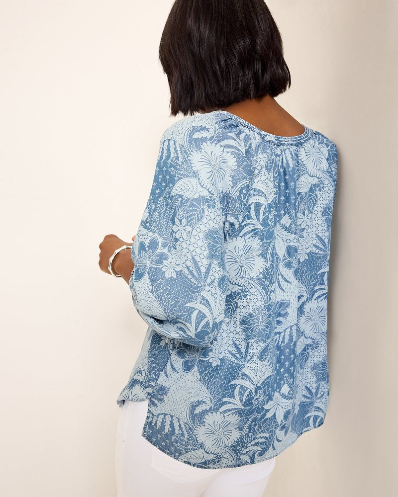 Tommy Bahama Secret Inlet 3/4-Sleeve Top
