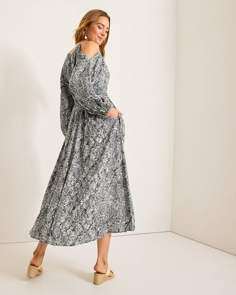 Tommy Bahama Playa Python Maxi Dress