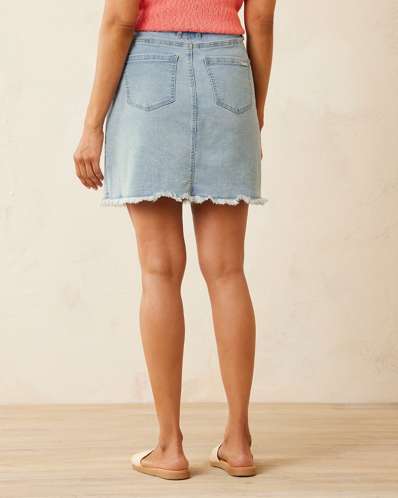 Tommy Bahama Boracay® Indigo Raw-Edge Skirt