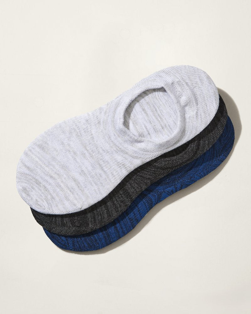 Tommy Bahama IslandZone® Heel Grip No-Show Socks - 3 Pack