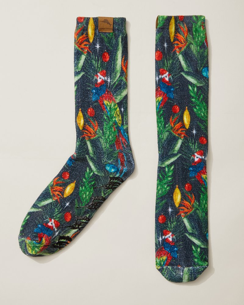 Tommy Bahama Island Soft® Holiday Parrot Socks