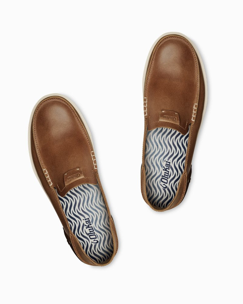 Tommy Bahama OluKai® Kākaha Leather Slip-On Shoes