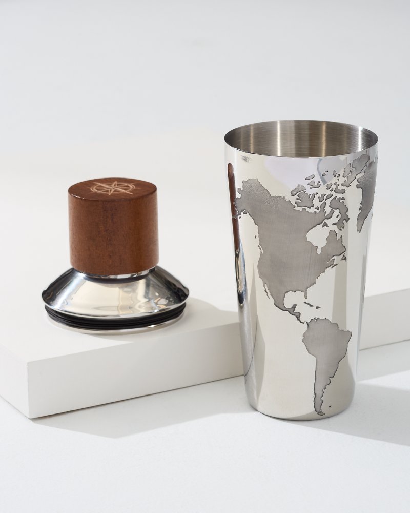 Tommy Bahama Viski® Globe 3-Piece Cocktail Shaker