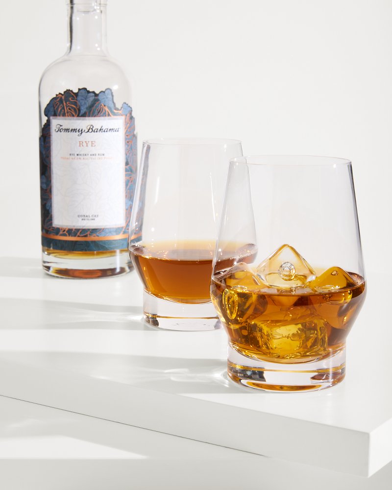 Tommy Bahama Viski® Heavy Base Crystal Whiskey Glasses - Set of 2
