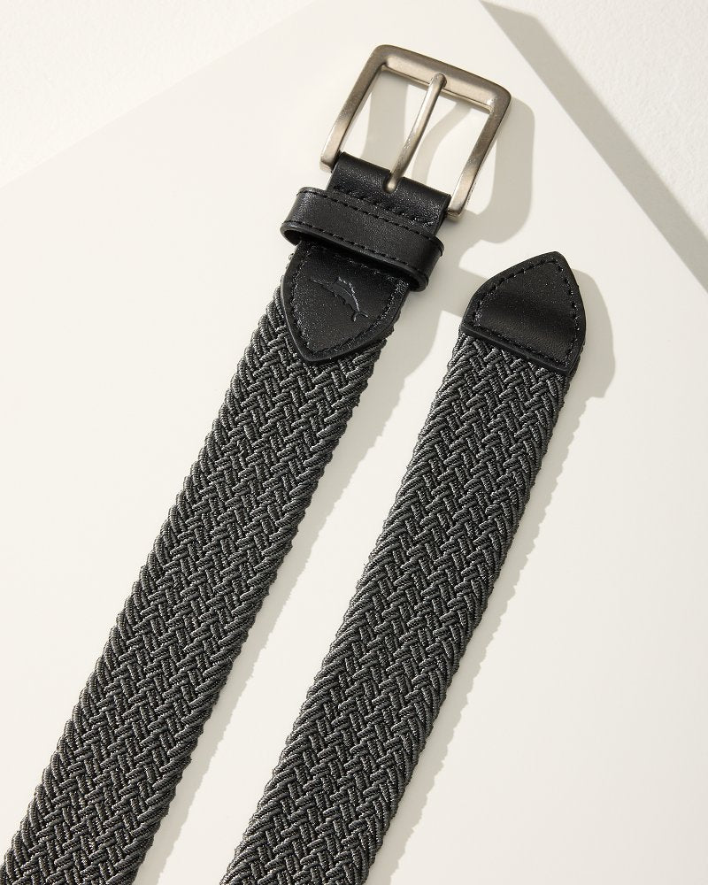 Tommy Bahama Two-Tone Stretch Webbed Belt