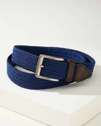 Tommy Bahama Two-Tone Stretch Webbed Belt