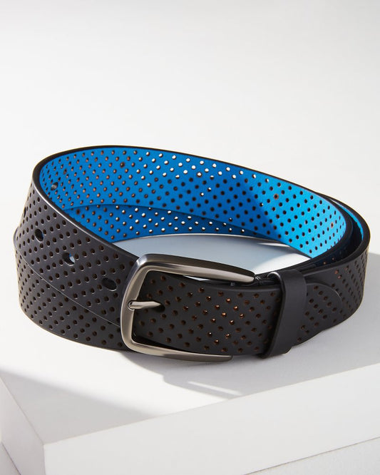 Tommy Bahama Perforated Rubberized Performance Belt