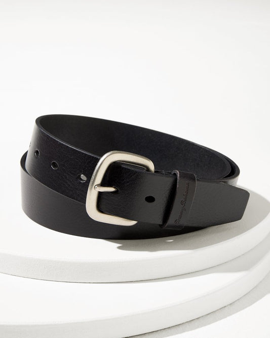 Tommy Bahama Raw Edge Leather Belt