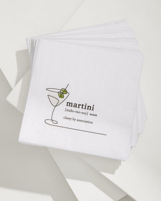 Tommy Bahama Martini Cocktail Napkins