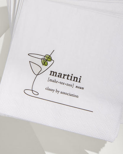 Tommy Bahama Martini Cocktail Napkins