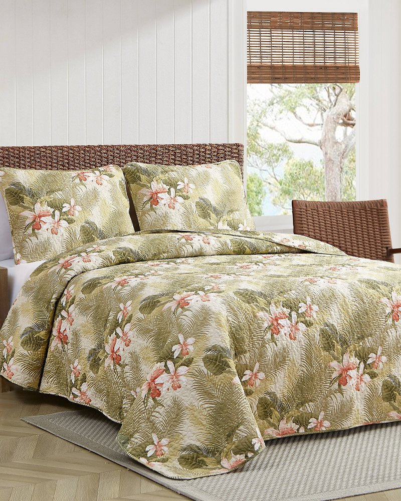 Tommy Bahama Tropical Orchid 2-Piece Twin Quilt Set