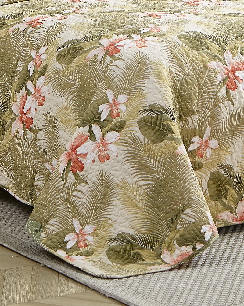 Tommy Bahama Tropical Orchid 3-Piece King Quilt Set