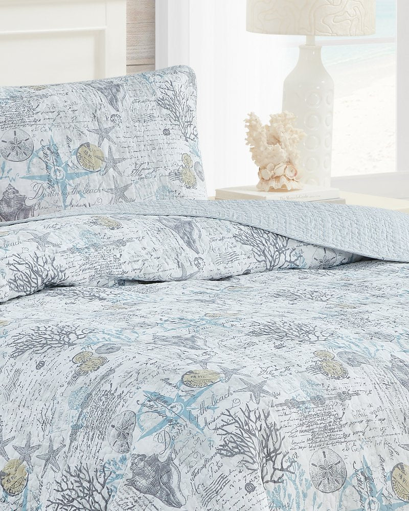 Tommy Bahama Beach Bliss 2-Piece Twin Quilt Set