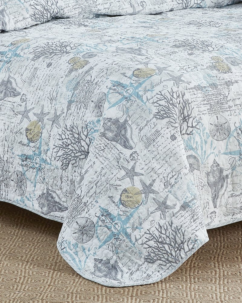 Tommy Bahama Beach Bliss 3-Piece King Quilt Set