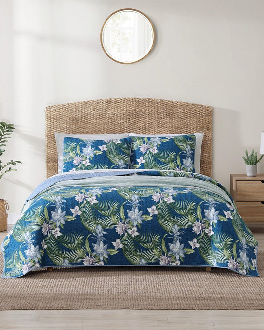 Tommy Bahama Southern Breeze 3-Piece Full/Queen Quilt Set