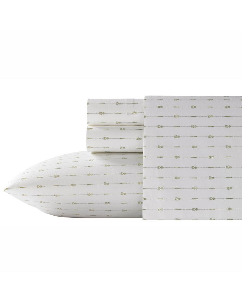 Tommy Bahama Pineapple Pinstripe 4-Piece King Sheet Set