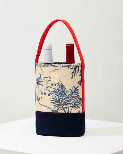 Tommy Bahama Daise Seascape Wine Caddy