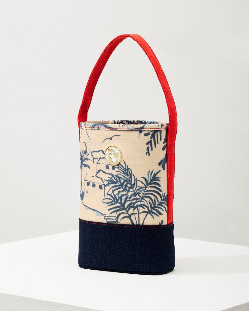 Tommy Bahama Daise Seascape Wine Caddy