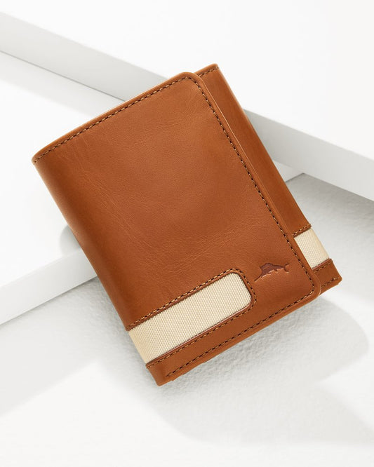Tommy Bahama Nylon Inlay Trifold Wallet