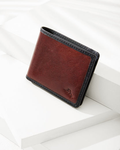 Tommy Bahama Contrast Binding Slimfold Wallet