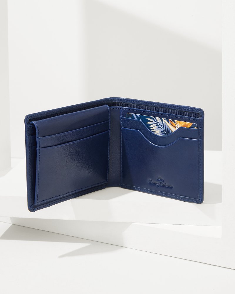 Tommy Bahama Passcase Wallet With Patch Logo