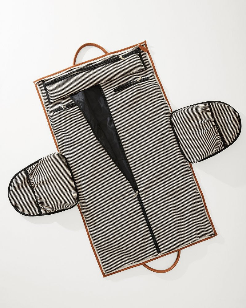 Tommy Bahama Capri Tan 2-in-1 Garment Duffel Bag