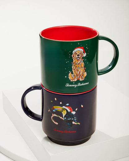 Tommy Bahama Huladay Retriever Stackable Mug