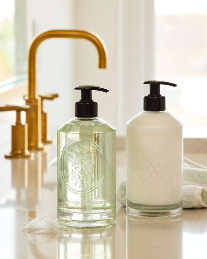 Tommy Bahama Island Blend Glass Hand Soap & Lotion Set